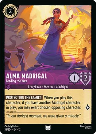 (036/204)  Alma Madrigal - Leading the Way - Wilds Unknown  Normal