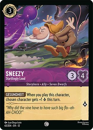 (042/204)  Sneezy - Startlingly Loud - Wilds Unknown  Normal