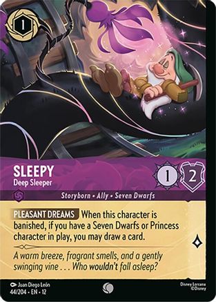 (044/204)  Sleepy - Deep Sleeper (Foil) - Wilds Unknown  Cold Foil