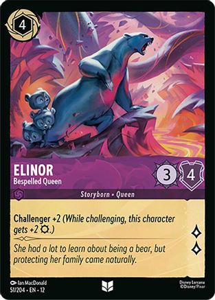 (051/204)  Elinor - Bespelled Queen - Wilds Unknown  Normal