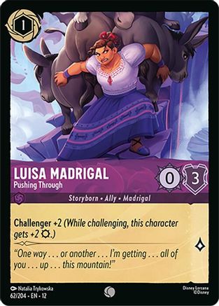 (062/204)  Luisa Madrigal - Pushing Through - Wilds Unknown  Normal