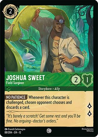 (088/204)  Joshua Sweet - Field Surgeon - Wilds Unknown  Cold Foil