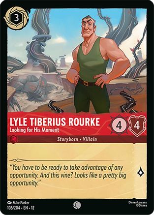(105/204)  Lyle Tiberius Rourke - Looking for His Moment - Wilds Unknown  Normal