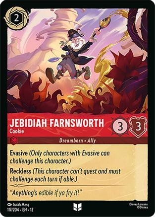 (117/204)  Jebidiah Farnsworth - Cookie - Wilds Unknown  Cold Foil