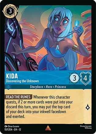 (157/204)  Kida - Discovering the Unknown - Wilds Unknown  Cold Foil