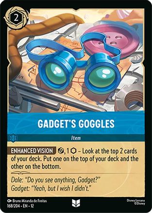 (168/204)  Gadget's Goggles - Wilds Unknown  Cold Foil