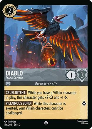 (196/204)  Diablo - Stone Servant - Wilds Unknown  Cold Foil