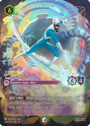 (226/204)  Frozone - Super Cool (Enchanted) - Wilds Unknown  Holofoil