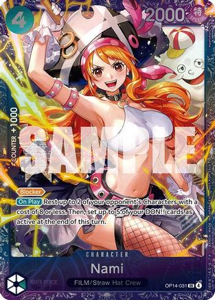 (OP14-031) Nami (Treasure Cup May 2026) - One Piece Promotion Cards - Foil
