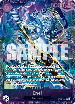 (OP15-060) Enel (Treasure Cup May 2026) - One Piece Promotion Cards - Foil