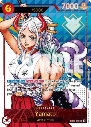 (EB02-006) Yamato (Serial Numbered) - One Piece Promotion Cards - Foil