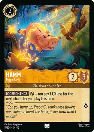 (011/204)  Hamm - Piggy Bank - Wilds Unknown  Normal