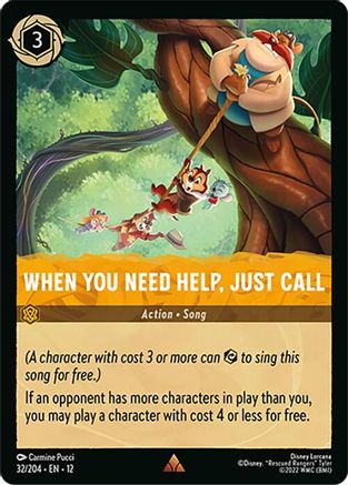 (032/204)  When You Need Help, Just Call - Wilds Unknown  Normal