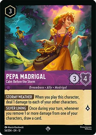 (056/204)  Pepa Madrigal - Calm Before the Storm - Wilds Unknown  Normal