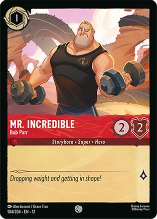 (104/204)  Mr. Incredible - Bob Parr - Wilds Unknown  Normal