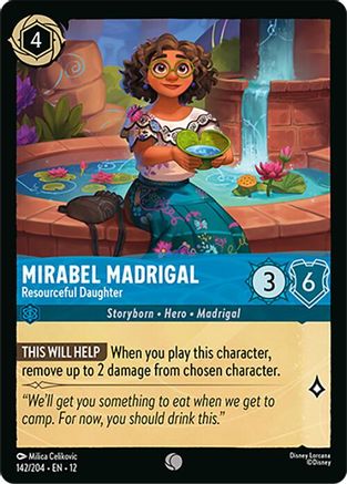 (142/204)  Mirabel Madrigal - Resourceful Daughter - Wilds Unknown  Cold Foil