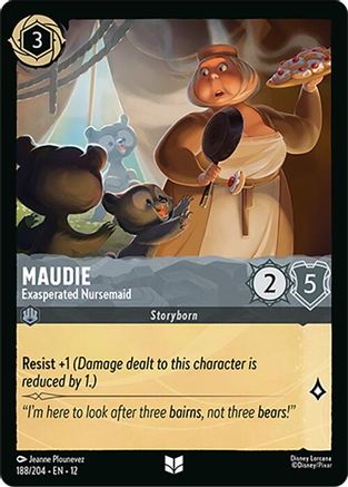 (188/204)  Maudie - Exasperated Nursemaid - Wilds Unknown  Normal