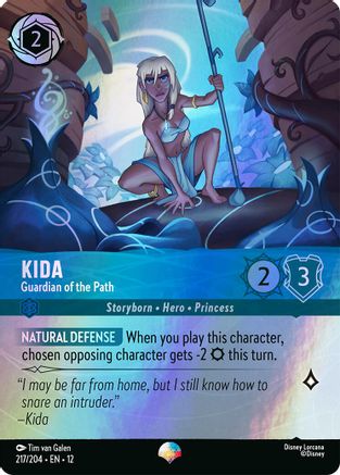 (217/204)  Kida - Guardian of the Path (Epic) - Wilds Unknown  Holofoil