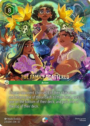 (231/204)  The Family Scattered (Enchanted) - Wilds Unknown  Holofoil