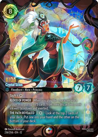 (236/204)  Kida - Crystal Scion (Enchanted) - Wilds Unknown  Holofoil