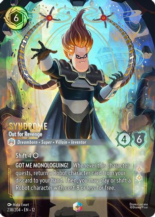 (238/204)  Syndrome - Out for Revenge (Enchanted) - Wilds Unknown  Holofoil