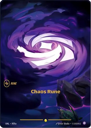 (R05a) Chaos Rune (Alternate Art) - Unleashed Foil