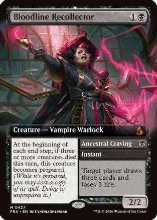 Bloodline Recollector (Extended Art) (FRA-427) [Reality Fracture]