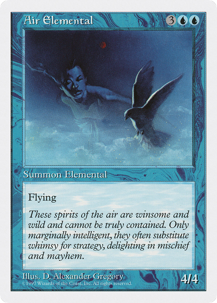 Air Elemental (5ED-071) - Fifth Edition