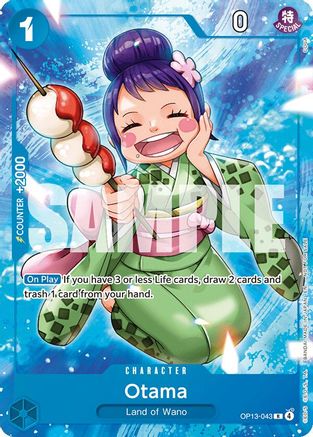 (OP13-043) Otama (Welcome Pack 2026 Vol.1) - One Piece Promotion Cards - Normal