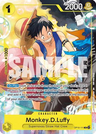 (OP10-111) Monkey.D.Luffy (Welcome Pack 2026 Vol.1) - One Piece Promotion Cards - Normal