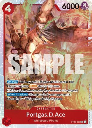 (ST30-007) Portgas.D.Ace - Starter Deck EX: Luffy & Ace - Foil