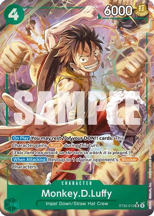 (ST30-012) Monkey.D.Luffy (Parallel) - Starter Deck EX: Luffy & Ace - Foil