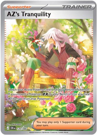 AZ's Tranquility (120/086) - ME04 Chaos Rising Holofoil - Special Illustration Rare