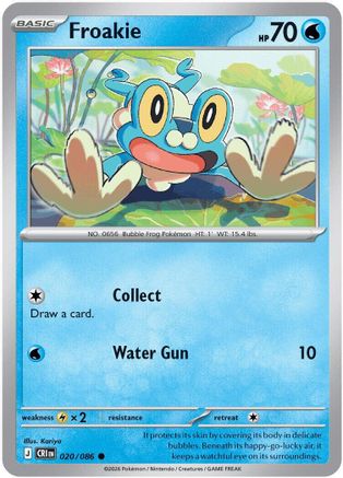 Froakie (20/086) - ME04 Chaos Rising  - Common