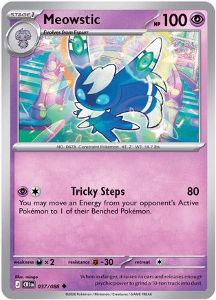 Meowstic (37/null) - ME04 Chaos Rising  - Uncommon