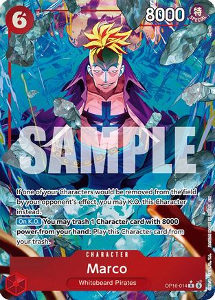 (OP16-014) Marco (Alternate Art) - The Time of Battle - Foil