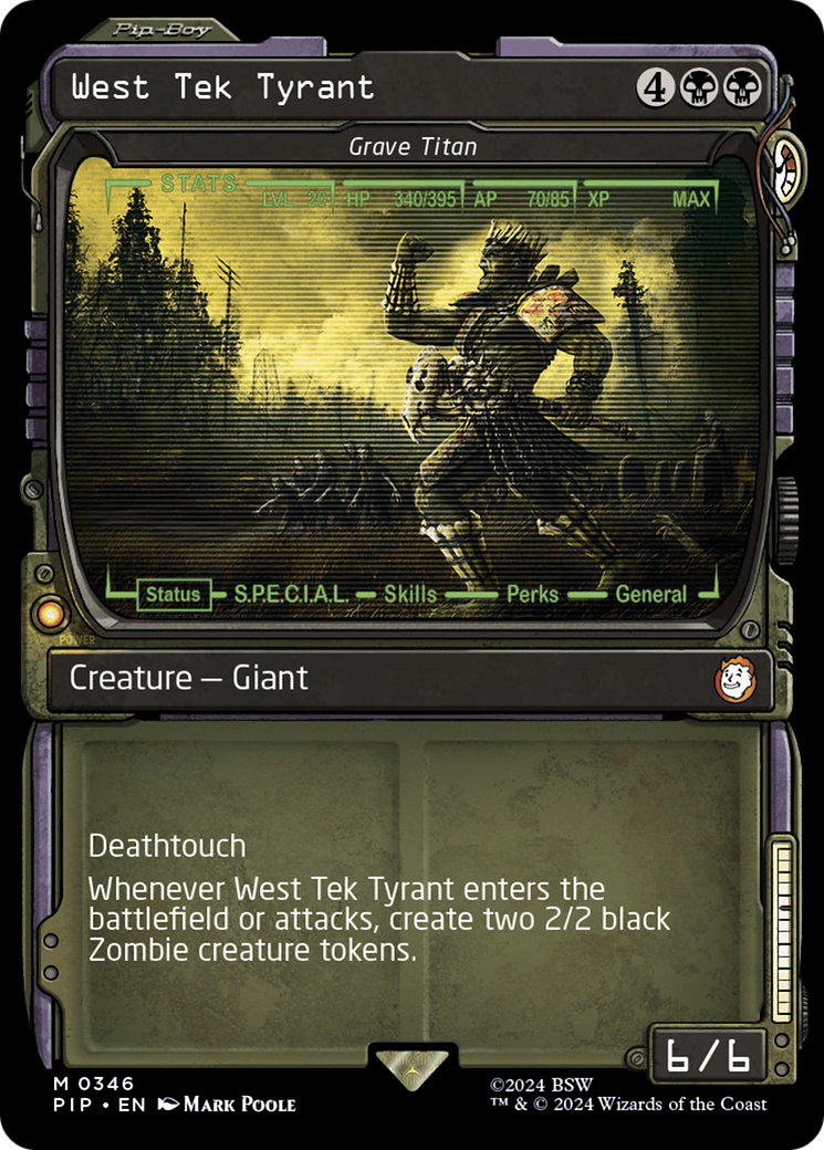 Grave Titan (PIP-346) - Fallout / West Tek Tyrant: (Showcase) Foil