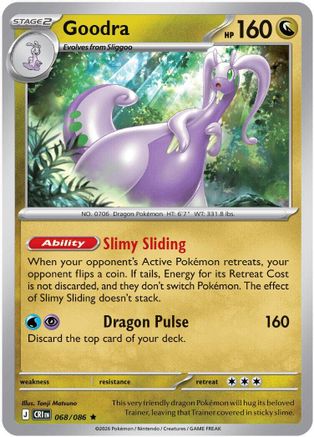 Goodra (Non-Holo) (68/086) - Deck Exclusives  - Uncommon