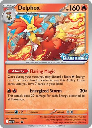 Delphox (74/null) - ME Mega Evolution Promo Holofoil - Promo