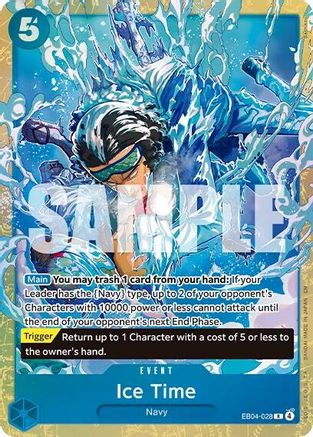 (EB04-028) Ice Time (Premium Card Collection -Best Selection Vol. 6-) - One Piece Promotion Cards - Foil