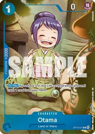 (OP13-043) Otama (Premium Card Collection -Best Selection Vol. 6-) - One Piece Promotion Cards - Foil