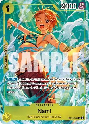 (OP15-108) Nami (Premium Card Collection -Best Selection Vol. 6-) - One Piece Promotion Cards - Foil