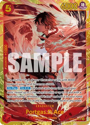 (OP16-118) Portgas.D.Ace (118) - The Time of Battle - Foil