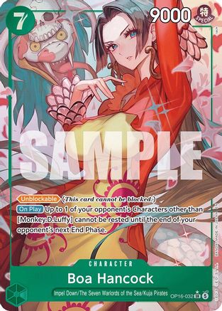 (OP16-032) Boa Hancock (Alternate Art) - The Time of Battle - Foil