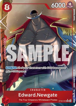 (ST30-003) Edward.Newgate (Full Art) - Starter Deck EX: Luffy & Ace - Foil