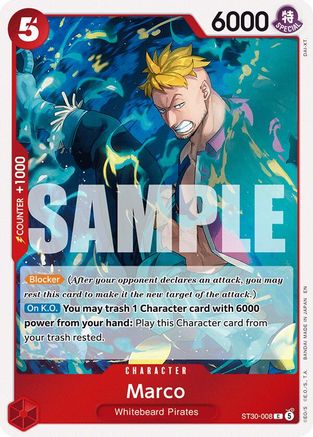 (ST30-008) Marco - Starter Deck EX: Luffy & Ace - Normal