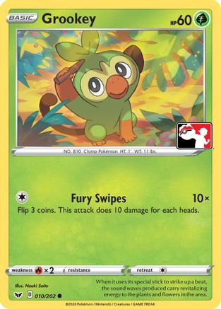 Grookey (Library Exclusive) (11/null) - Miscellaneous Cards & Products Reverse Holofoil - Common