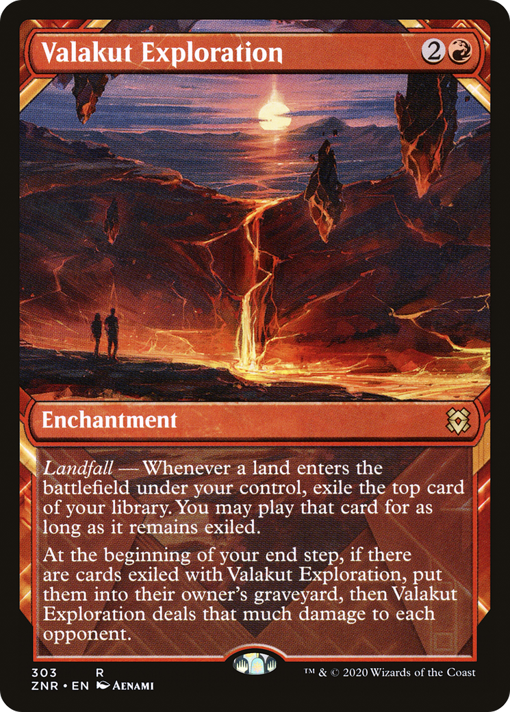 Valakut Exploration (ZNR-303) - Zendikar Rising: (Showcase) Foil