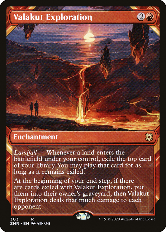 Valakut Exploration (ZNR-303) - Zendikar Rising: (Showcase) Foil