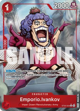 (ST30-004) Emporio.Ivankov (Full Art) - Starter Deck EX: Luffy & Ace - Foil